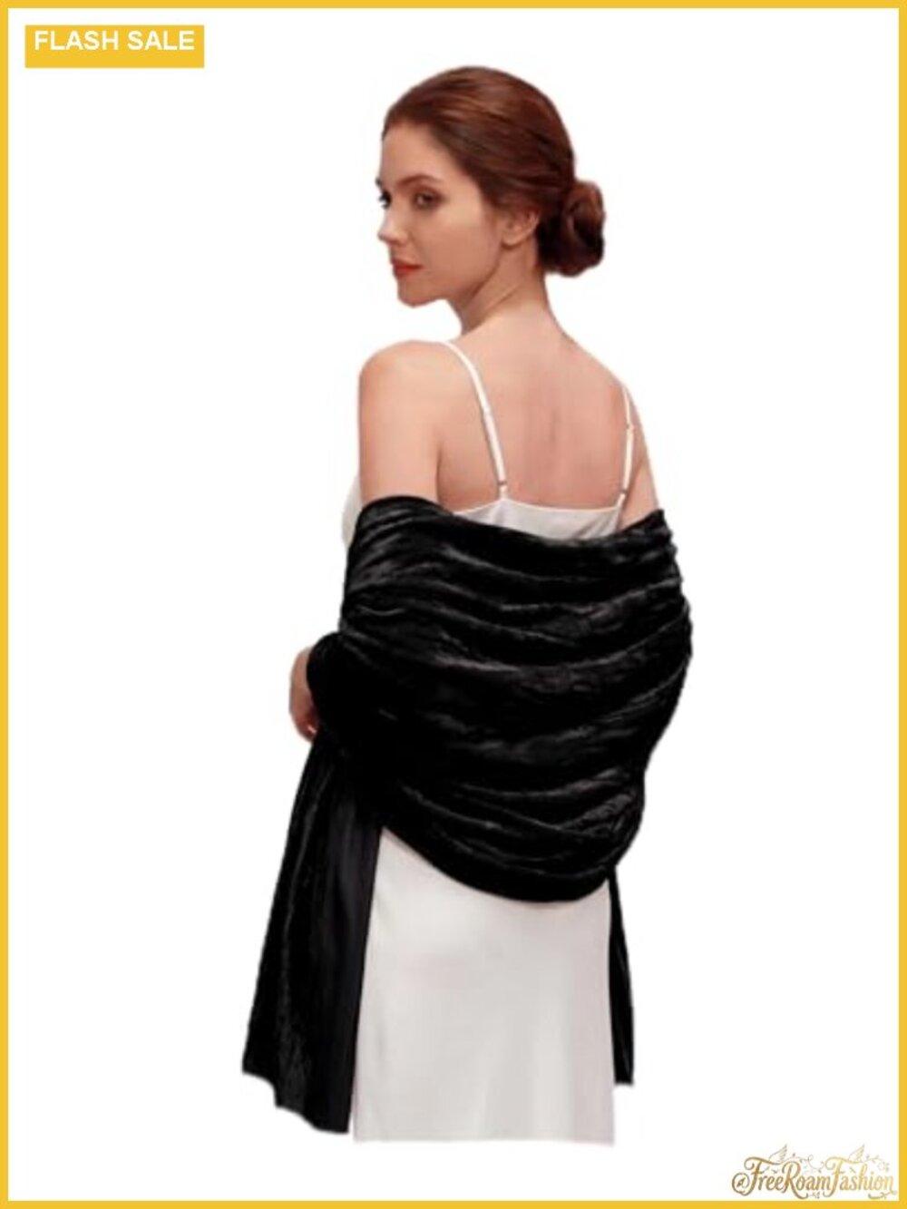 Velvet Shawl Wrap Evening Dress Cover Wedding Bridal Party
